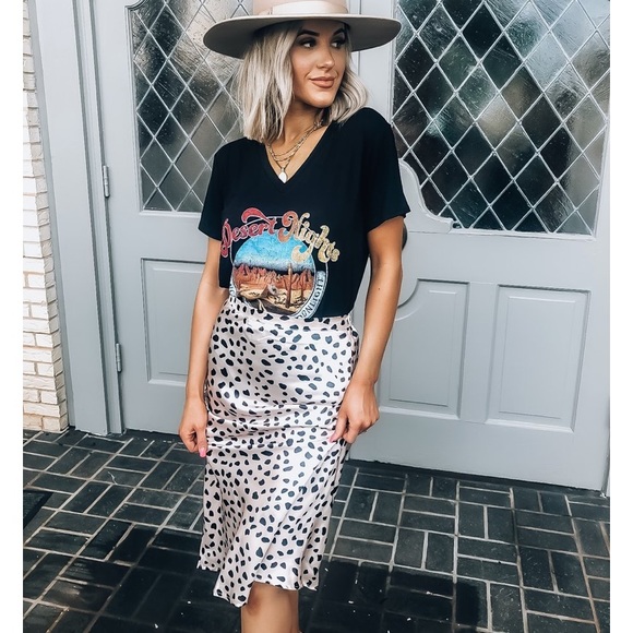 Midi Animal  Print Skirt - Picture 3 of 8